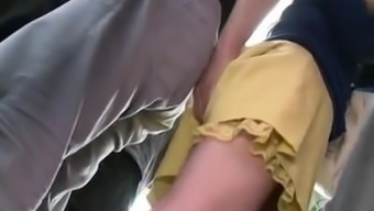 Video of a woman being fucked in front of husband in a crowd