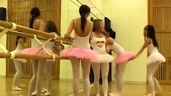 Sex pro teaches Hot ballet girl orgy