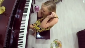 POVD Blonde Piano Student Seduced By Afternoon Teacher