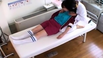 Hot Japanese nurse is a busty and horny chick in a uniform