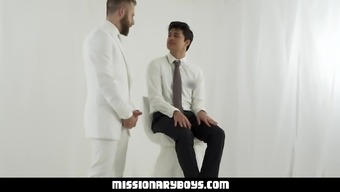Pervy Priest Fucks A Handsome Missionary Boy’s Tight Asshole