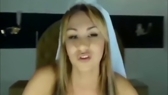 Beautiful shemale bride with big boobs