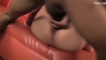 Black man drills hot Asian's vagina