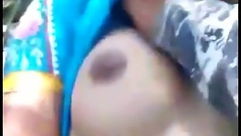 Outdoor sex with village girl 