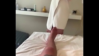 Mom shares hotel room walks around naked and gets fucked 