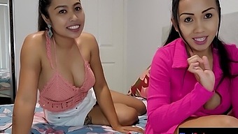 Big boobs lesbian Thai amateurs licking