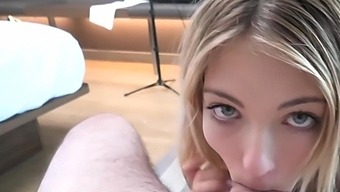 18 yr old blonde stars in her first fuck video