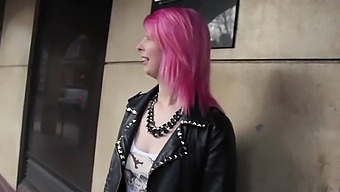 Dolly Kitten enjoys while flashing her tits outdoors in public