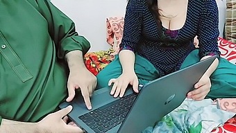 Indian Young Girl With Big Boobs Drinking Laptop Repair Guy&rsquo;s Milk, Then Getting Fucked In Ass With Hindi Audio