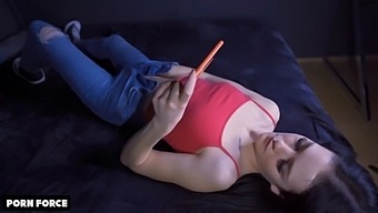 Beautiful Young Teenager Watches Porn And Masturbates - Real Hidden Cam Masturbation / Real Female Orgasm