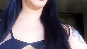 Love chat big tits brunette masturbates on cam