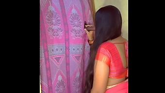 Indian Glory hole stepmom enjoy his first glory hole with stepson in the kitchen 