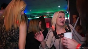 Reality porn video with a good looking babe being fucked in the club