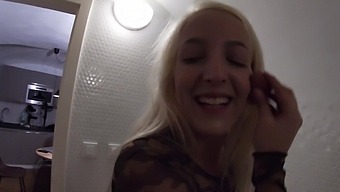Blonde Liz Rainbow wearing lingerie getting fucked - HD POV