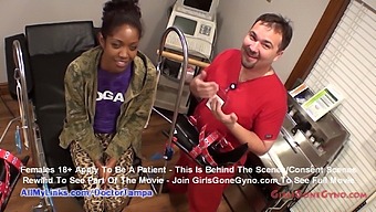 Doctor Tampa Caught Ebony Student Lotus Lain's Gyno Exam on Spy Cam