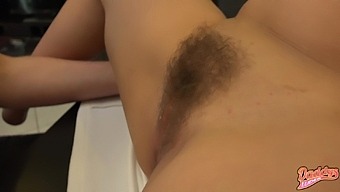 German MILF Gets Her Hairy Pussy Filled with Creampie