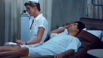 Fucking a mature nurse in a classic fantasy porn video