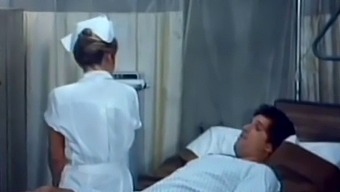Fucking a mature nurse in a classic fantasy porn video