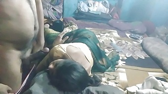 Indian wife gets a surprise blowjob from her husband