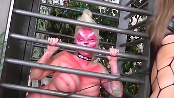 Femdom BDSM fun with a kinky Cat and Fisting