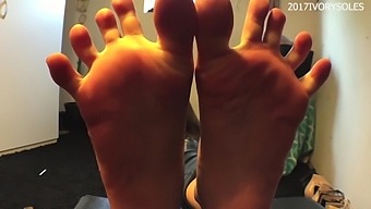 Foot Fetish Fun: A Solo Female's Smelly Feet on Display