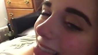Amateur teen slut takes a facial cumshot